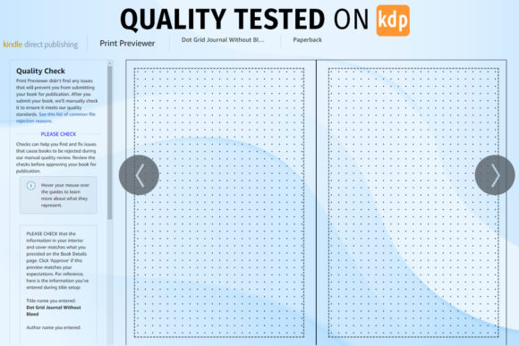 Download KDP Dot Grid Journal Interior No Bleed - Journal Collection