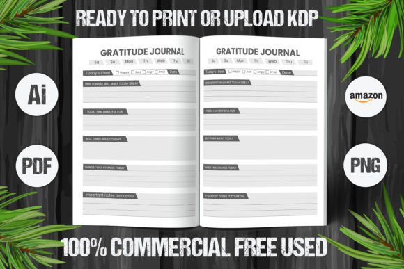 Download Gratitude Journal 2023 KDP Interior V 9 - Journal Collection