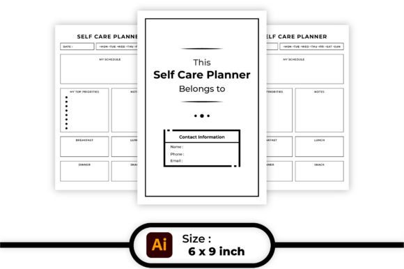 Download Self Care Planner KDP Interior Printable - Printable Collection