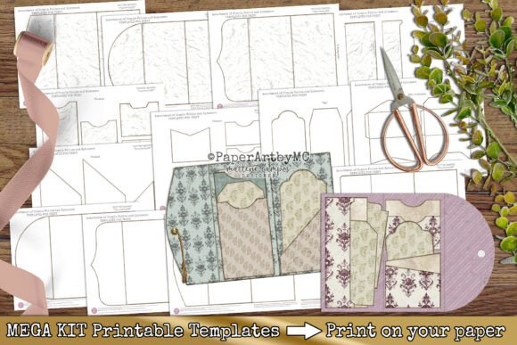 Download Junk Journal Folio Templates Mega Kit - Journal Collection