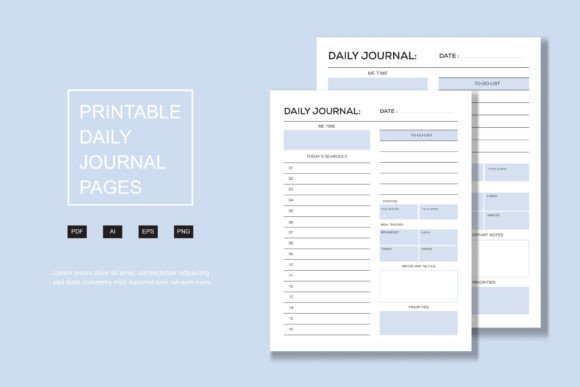 Download Daily Journal, Kdp Interior Pages - Journal Collection