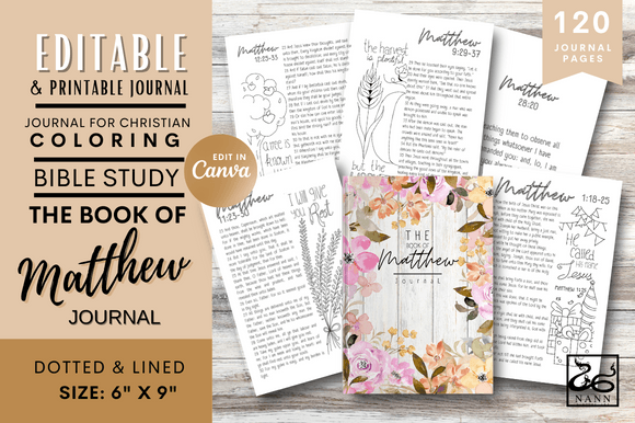 Download Bible Study Journal/ Book of Matthew #63 - Journal Collection