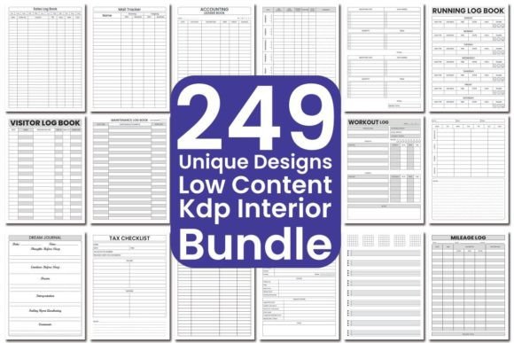 Download Low Content KDP Interior Bundle - Low content kdp Collection
