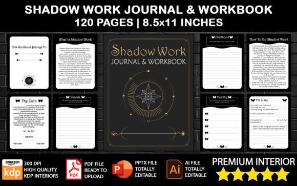 Download Shadow Work Journal Workbook Interior - Journal Collection