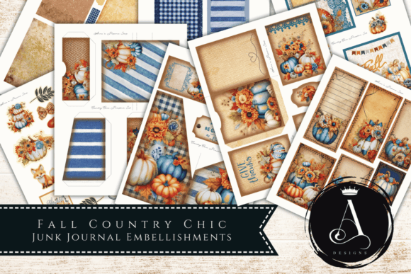 Download Fall Junk Journal Templates Tags - Journal Collection