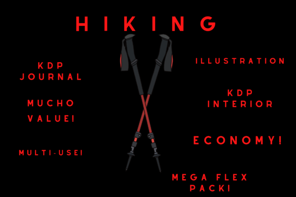 Download Hiking Poles KDP Journal Pack - Journal Collection