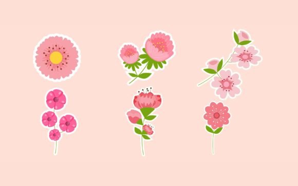Download Journal Templates Peach Blossom Sticker - Journal Collection