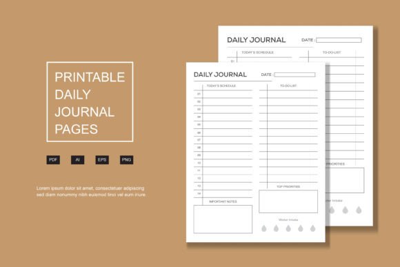 Download Daily Journal, Kdp Interior Pages - Journal Collection