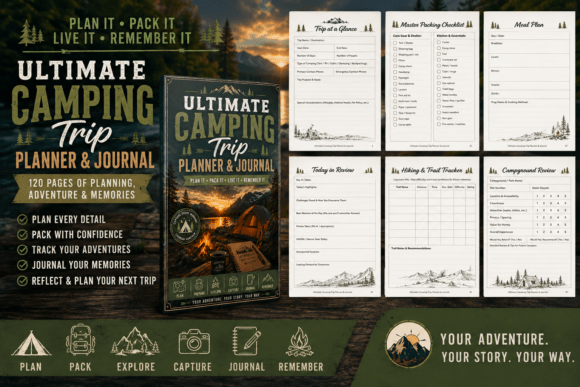 Download Ultimate Camping Trip Planner &amp; Journal - Journal Collection