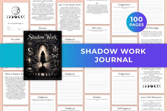Download Shadow Work Journal Canva KDP Graphic - Journal Collection