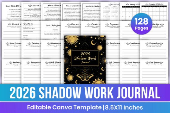 Download 2026 Shadow Work Journal Canva Kdp - Journal Collection