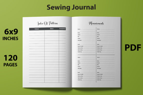 Download Sewing Journal - KDP Interior - Journal Collection