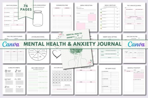 Download Mental Health &amp; Anxiety Journal - Journal Collection