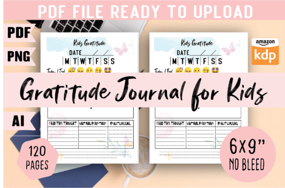 Download Gratitude Journal for Kids |KDP Interior - Journal Collection