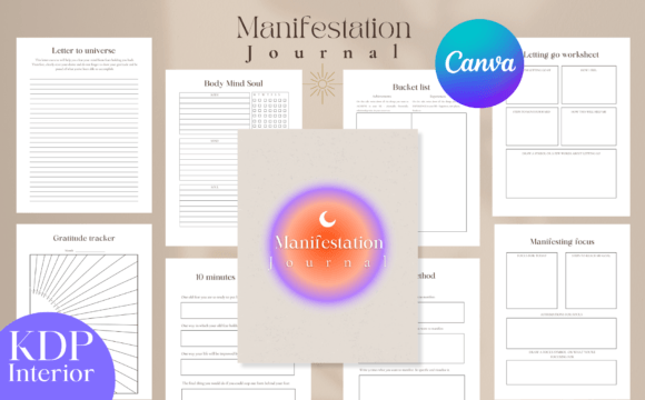 Download Manifestation Journal KDP Interior PLR - Journal Collection