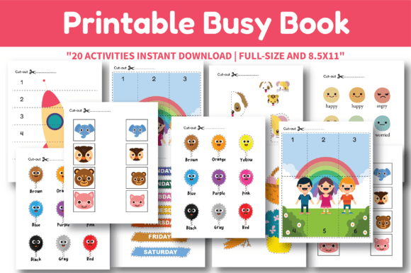 Download Educational Printable Busy Book - Printable Collection