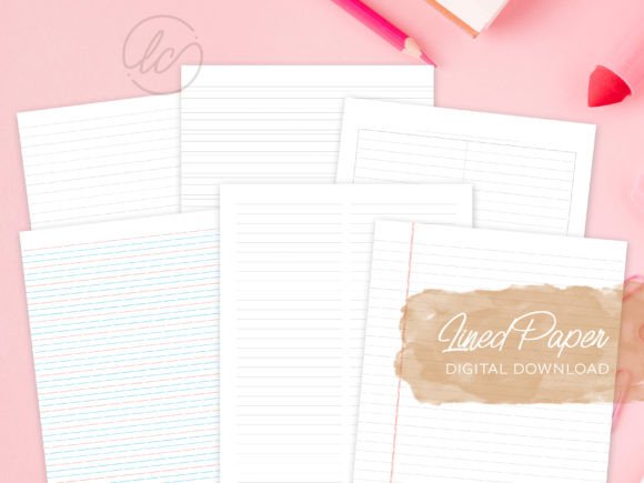 Download Lined Paper Bundles Printable - Printable Collection