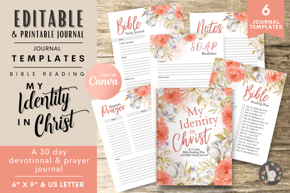 Download Devotional and Prayer Journal Templates - Journal Collection