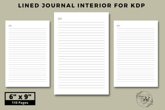 Download Lined Journal Interior for KDP - Journal Collection