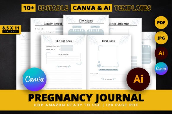 Download Pregnancy Journal - KDP Interior - Journal Collection