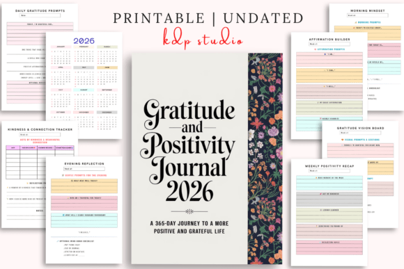 Download Gratitude and Positivity Journal 2026 - Journal Collection