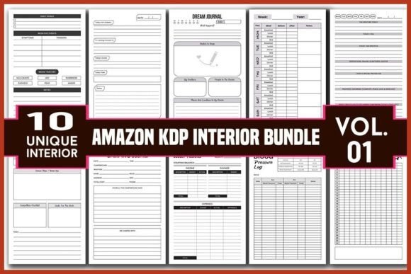 Download Low Content KDP Interior Bundle, - Low content kdp Collection