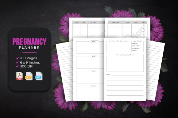 Download Pregnancy Journal KDP Interior Design - Journal Collection