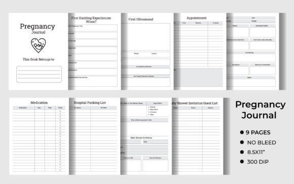 Download Pregnancy Journal Kdp Interior - Journal Collection