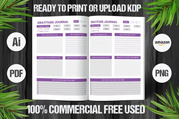 Download Gratitude Journal 2023 KDP Interior V 8 - Journal Collection